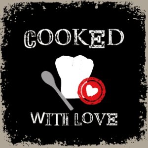 画像: 【ナプキン】 Cooked with Love black