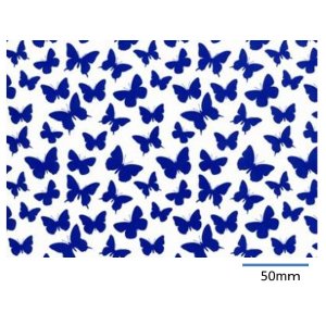 画像: BUTTERFLIES CHINTZ BLUE  (Ａ４)