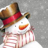 画像: 【ナプキン】 Smiling Snowman