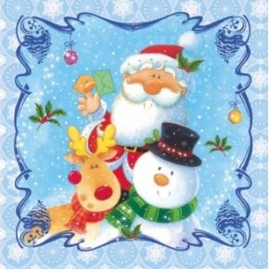 画像: 【ナプキン】 Santa Claus