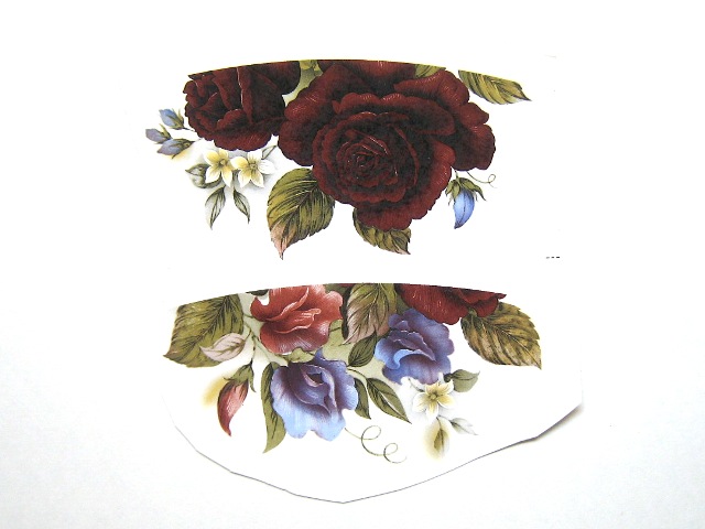 画像1: BURGUNDY ROSE CUPS